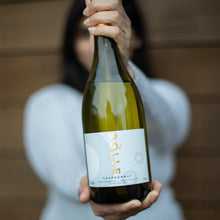 BOLLE Chardonnay twice-fermented non-alcoholic white wine label close-up, Gold Medal award-winning alcohol-free wine