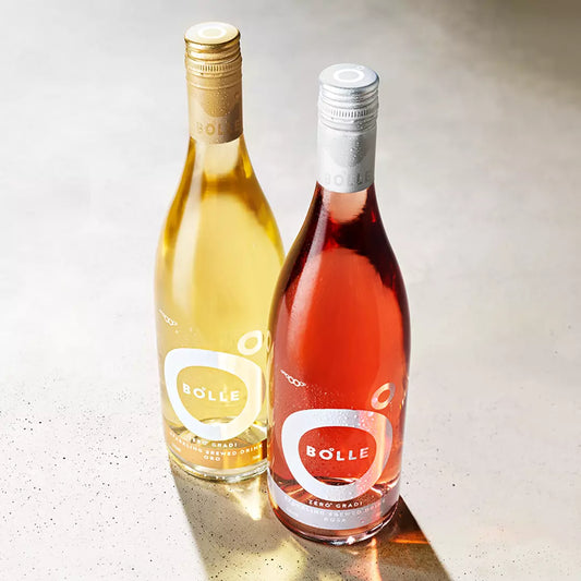 Duo sets of ORO and ROSA alcohol-free sparkling wine